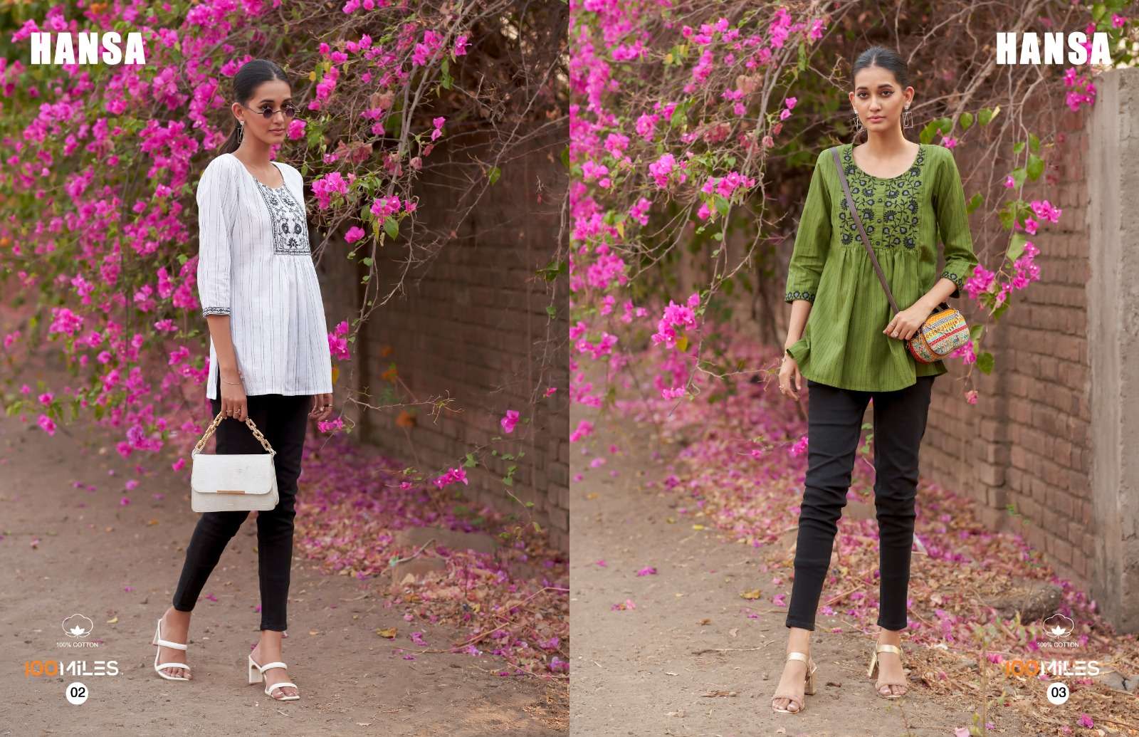 100MILES HANSA Kurti Top Wholesale catalog