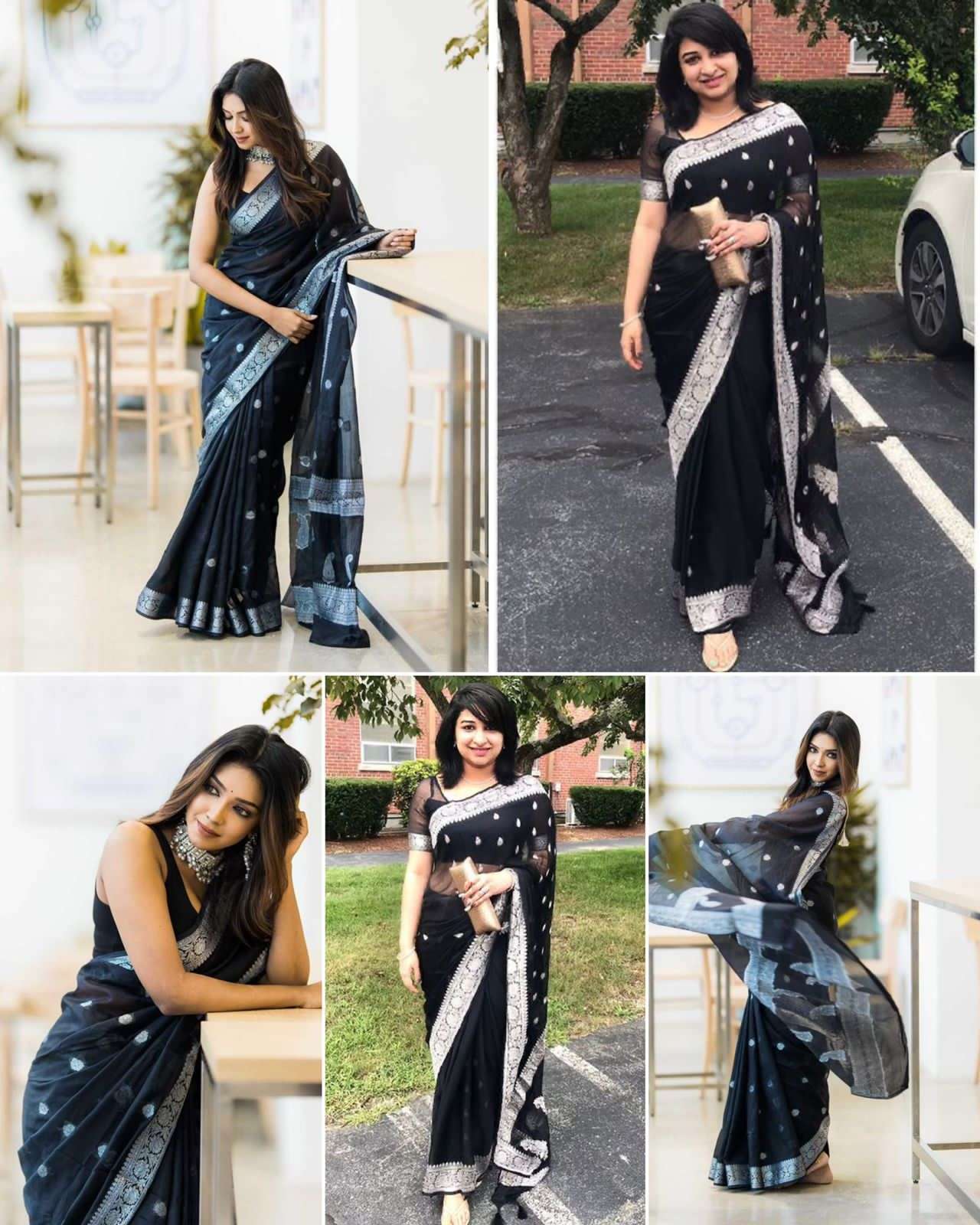 Aab Summer Special Exclusive Linen Saree Wholesale catalog