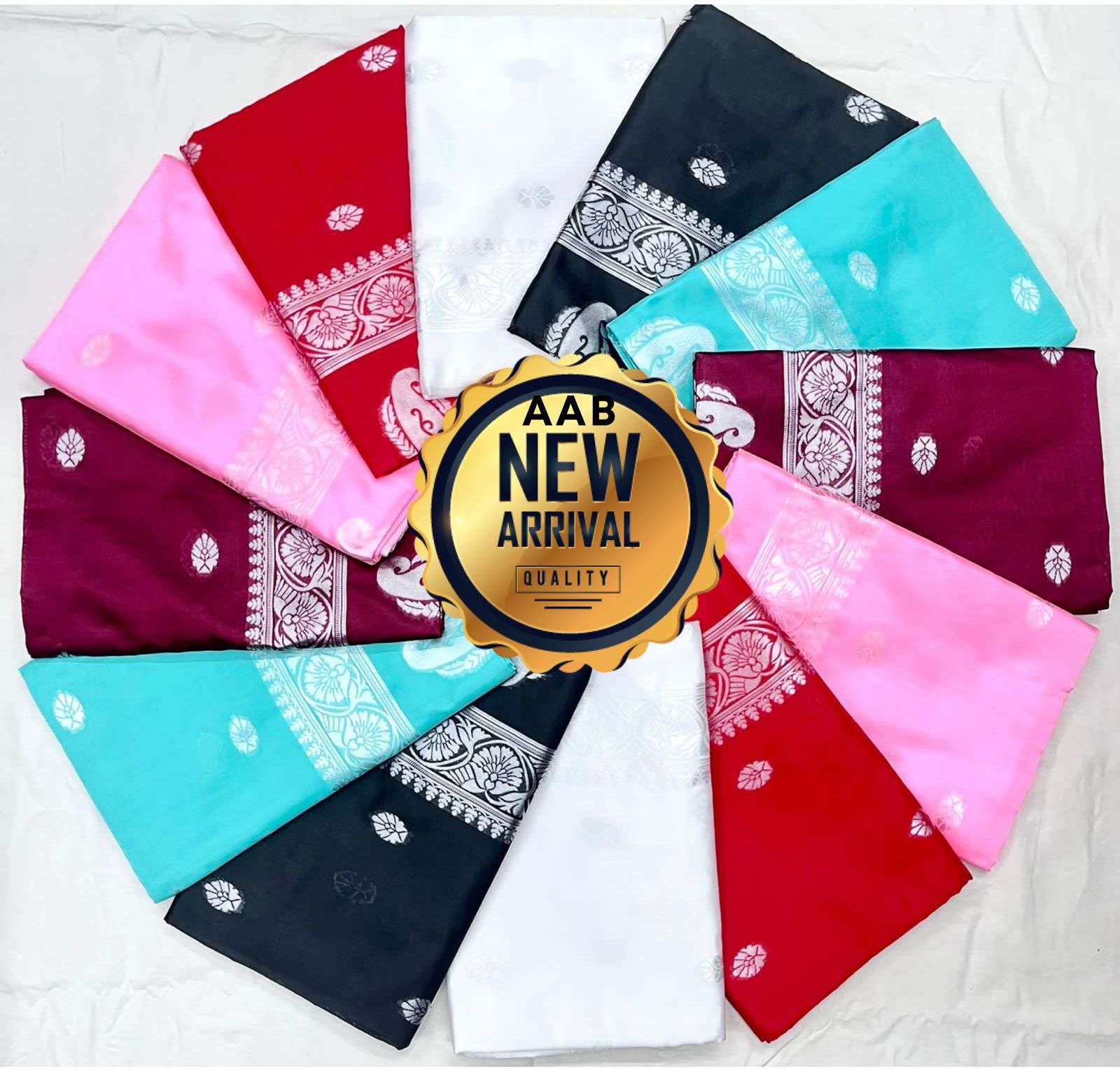 Aab Summer Special Exclusive Linen Saree Wholesale catalog