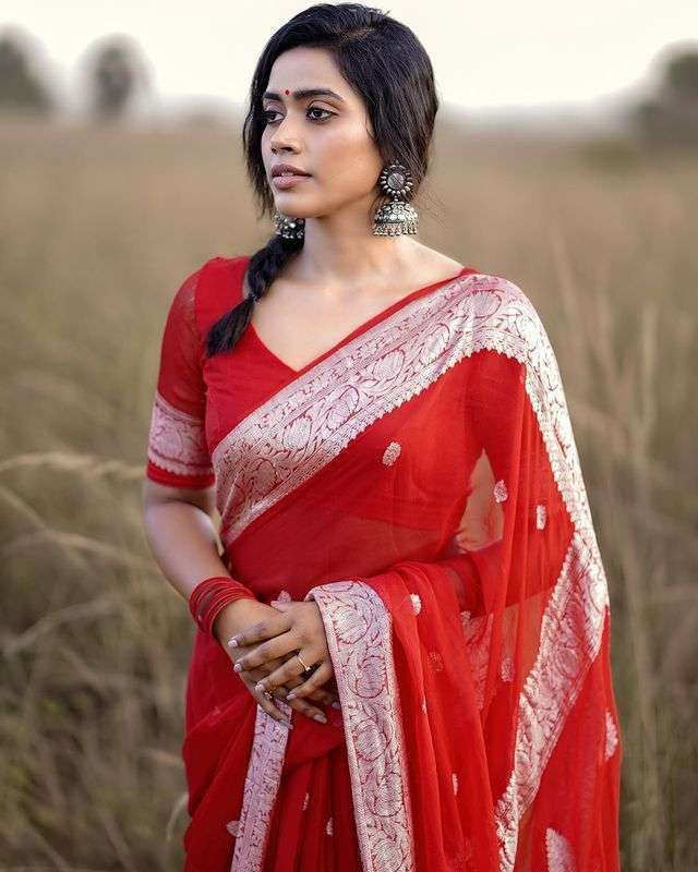 Aab Summer Special Exclusive Linen Saree Wholesale catalog