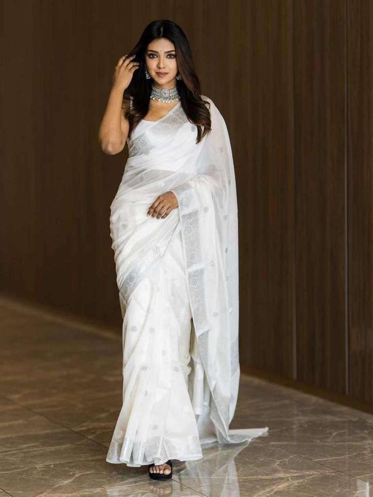 Aab Summer Special Exclusive Linen Saree Wholesale catalog