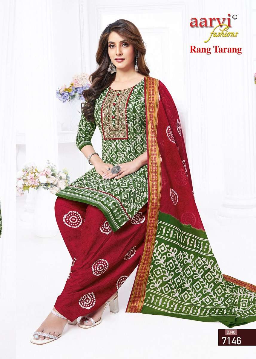 Aarvi Rang Tarang Vol-1 – Dress Material Wholesale catalog