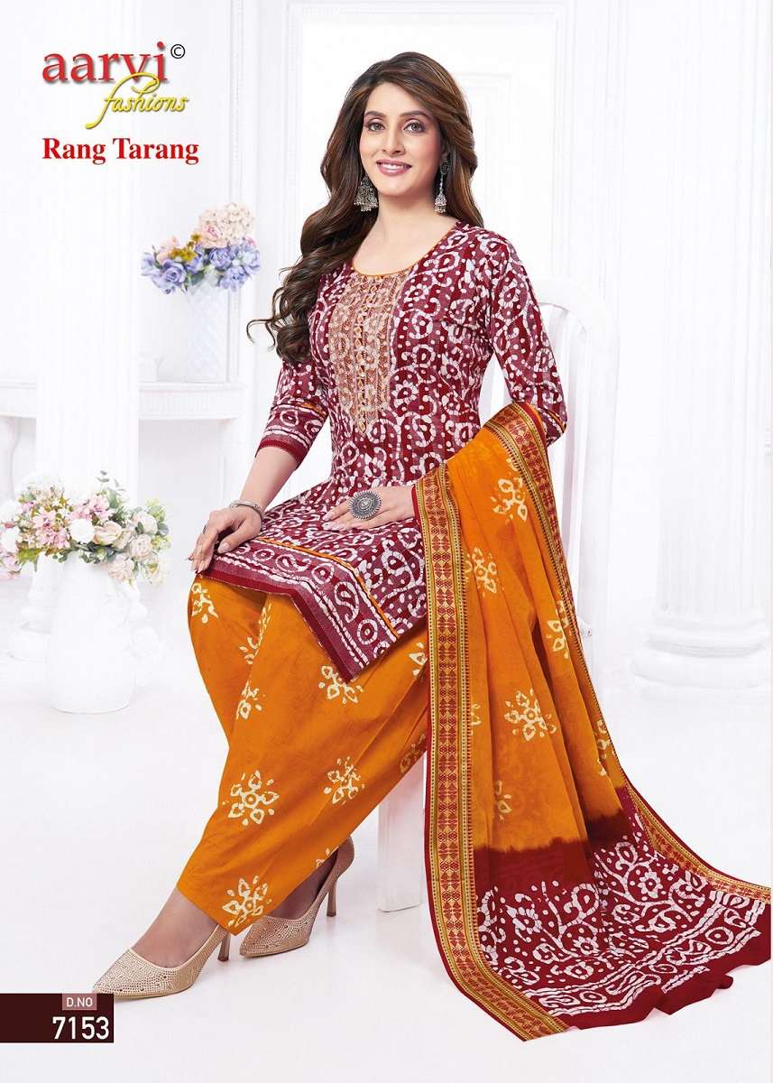 Aarvi Rang Tarang Vol-1 – Dress Material Wholesale catalog