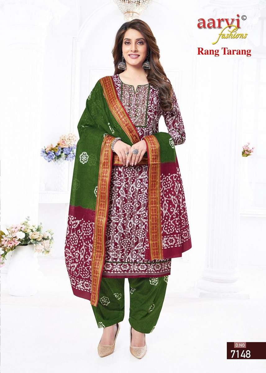 Aarvi Rang Tarang Vol-1 – Dress Material Wholesale catalog