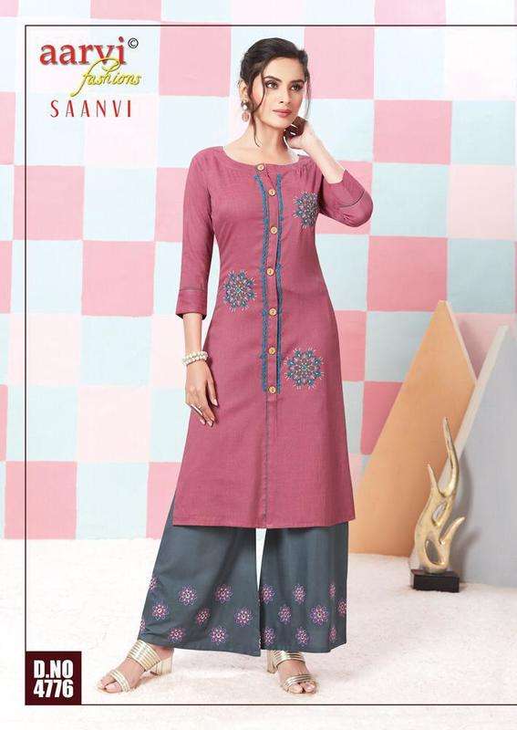 Aarvi Saanvi Vol-1 – Kurti With Plazo Wholesale catalog