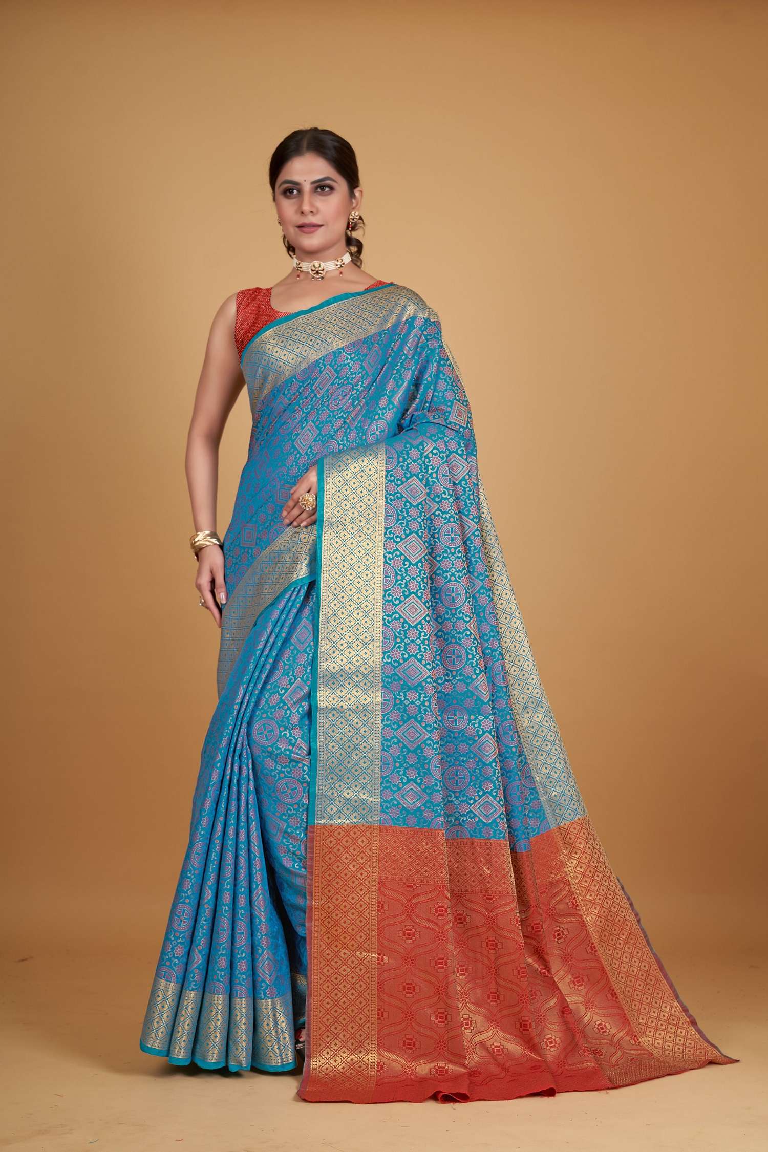 Akshita Vol 5 Silk Woven Designer Saree Wholesale catalog