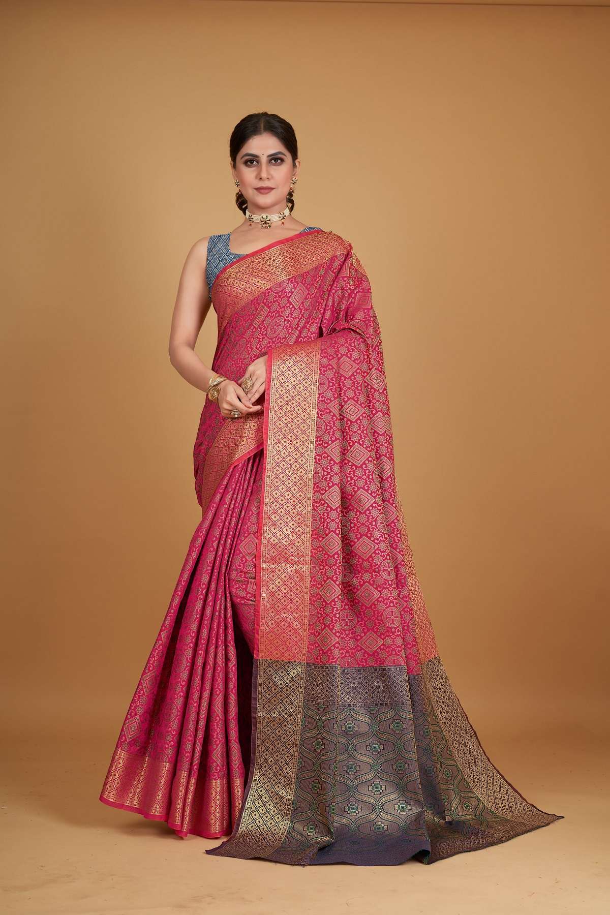 Akshita Vol 5 Silk Woven Designer Saree Wholesale catalog