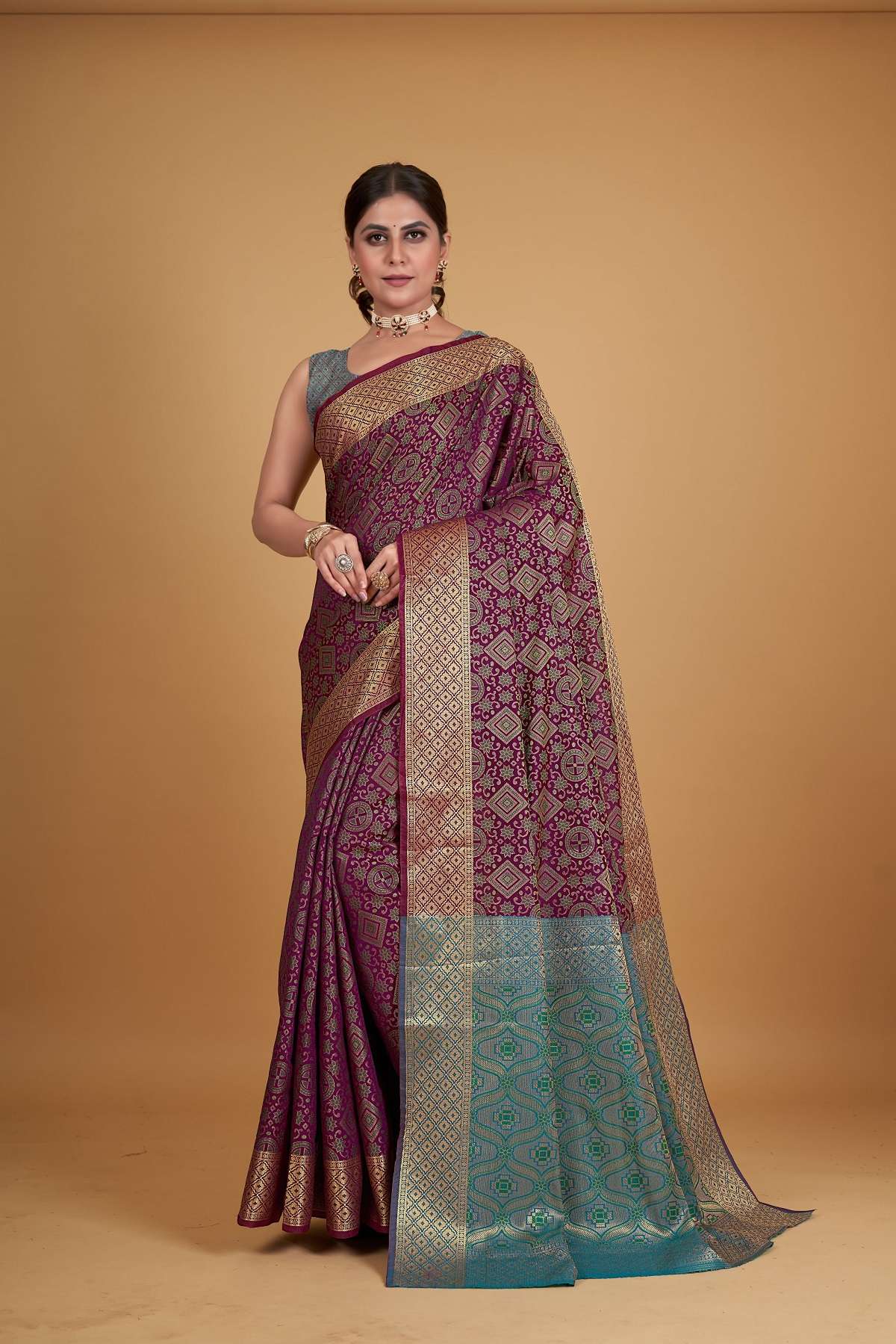 Akshita Vol 5 Silk Woven Designer Saree Wholesale catalog