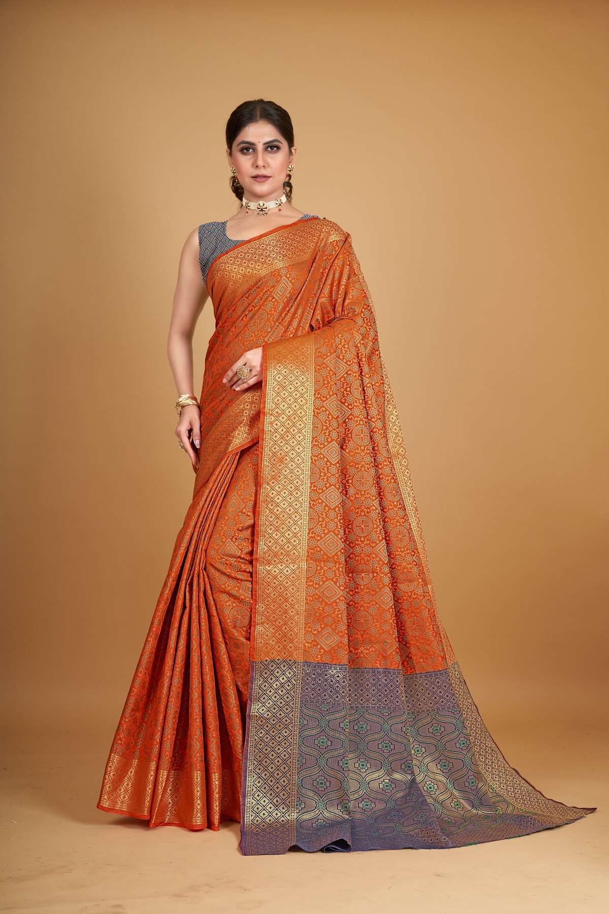 Akshita Vol 5 Silk Woven Designer Saree Wholesale catalog