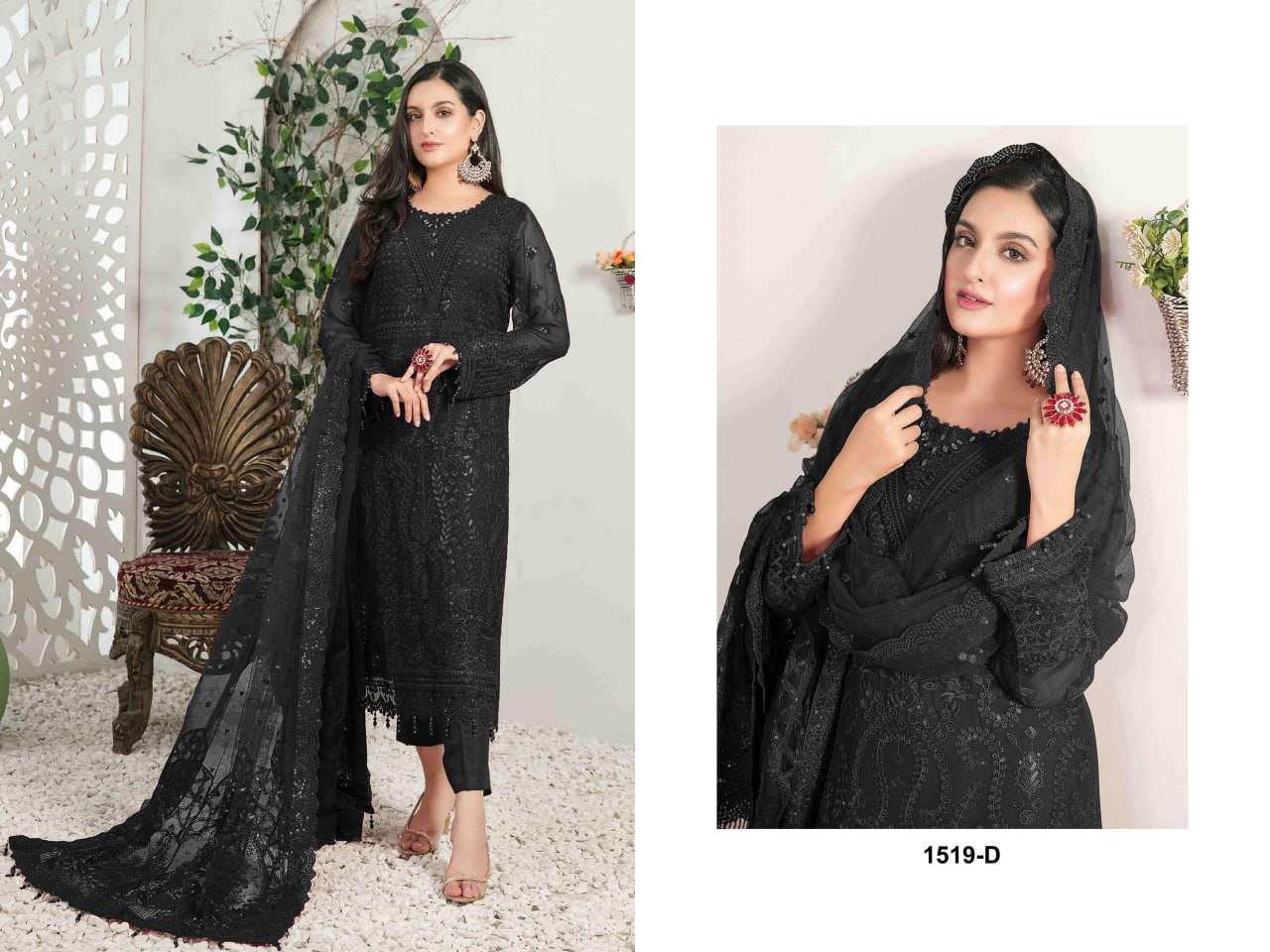 Al Karam 1519 Master Color Embroidered Pakistani Suits Wholesale catalog
