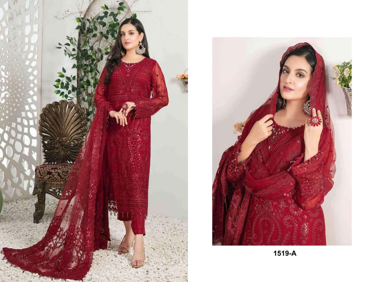 Al Karam 1519 Master Color Embroidered Pakistani Suits Wholesale catalog