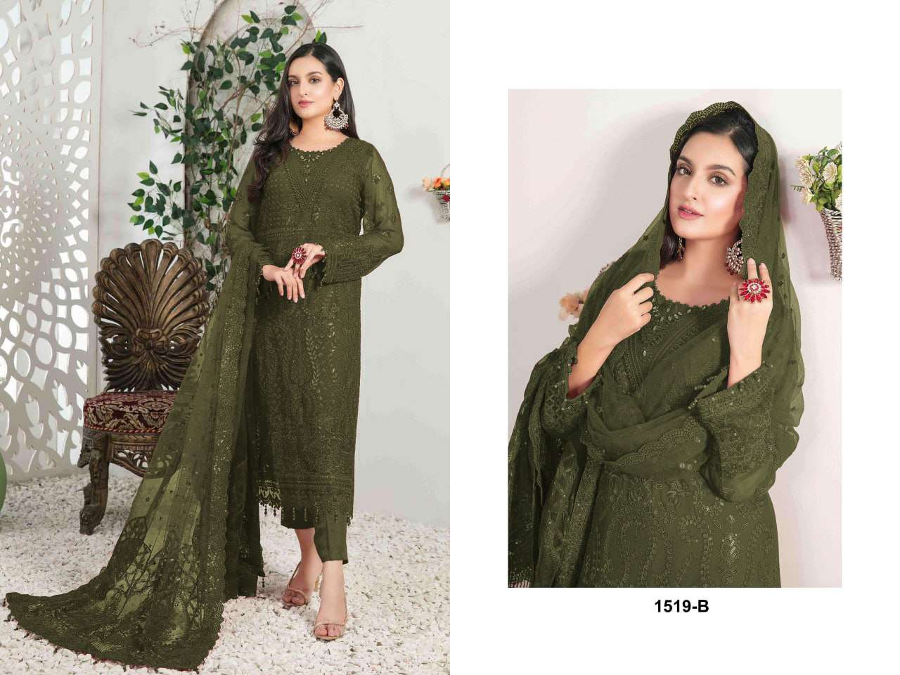 Al Karam 1519 Master Color Embroidered Pakistani Suits Wholesale catalog