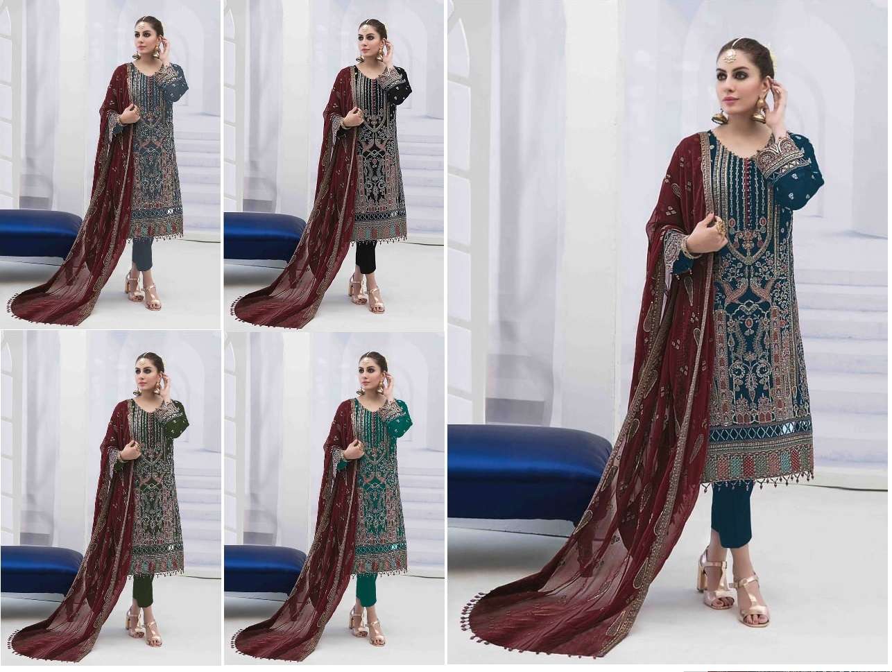 Al Karam 18786 Color Exclusive Designer Pakistani Suits Wholesale catalog