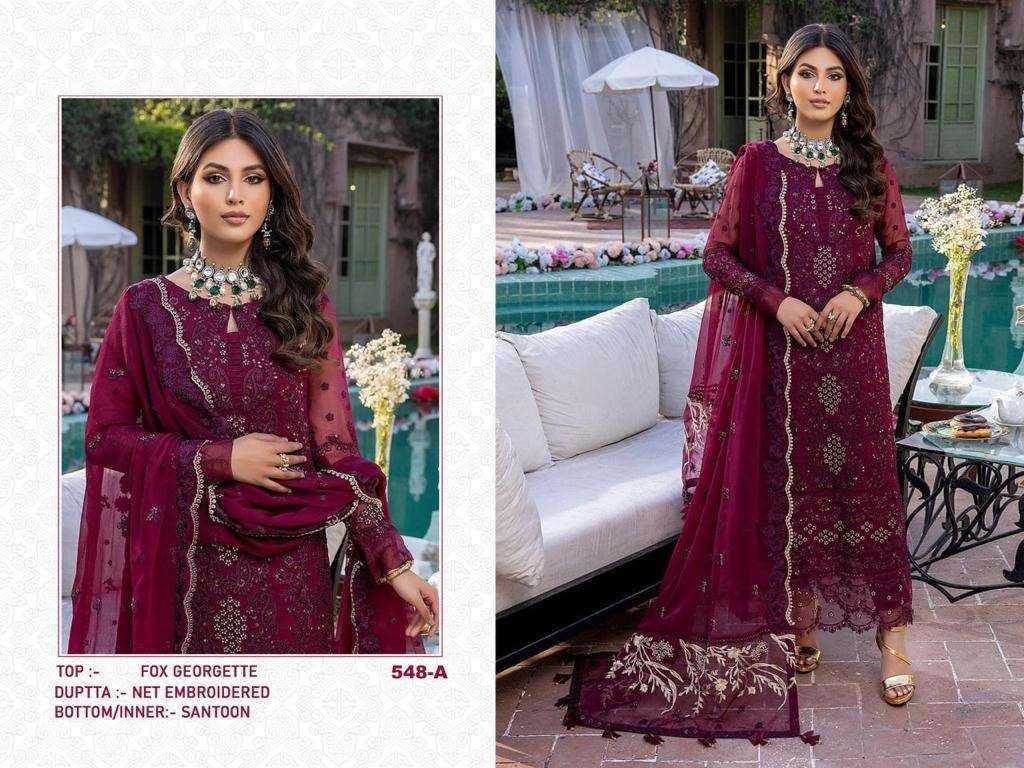 Al Karam 548 Designer Pakistani Suit Wholesale catalog
