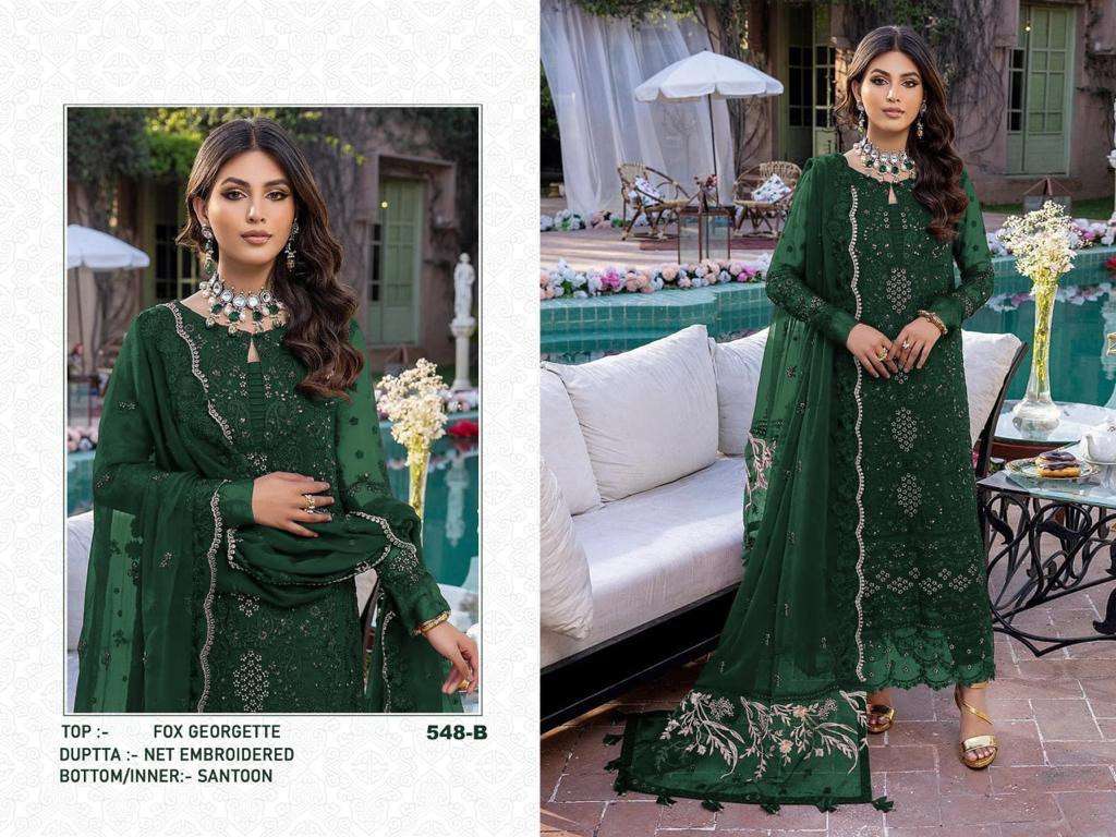 Al Karam 548 Designer Pakistani Suit Wholesale catalog