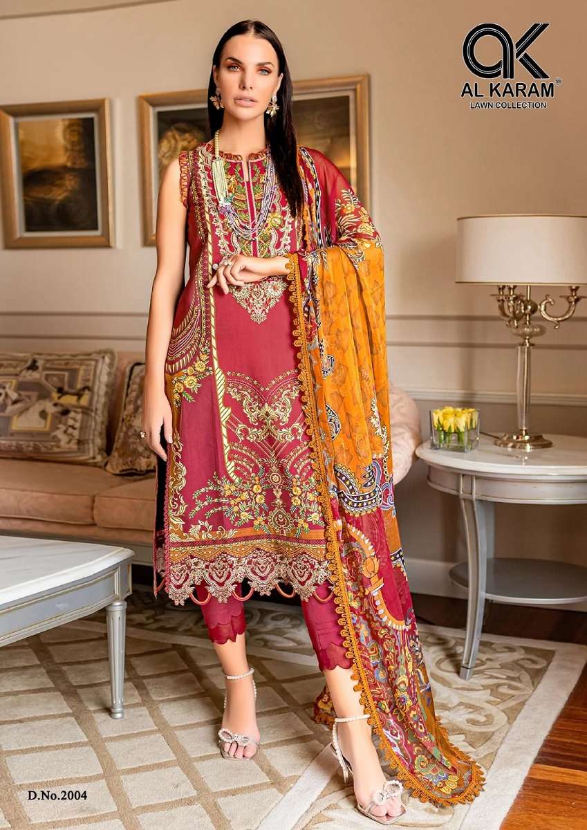 AL KARAM FIRDOUS VOL-2 – DRESS MATERIAL Wholesale catalog