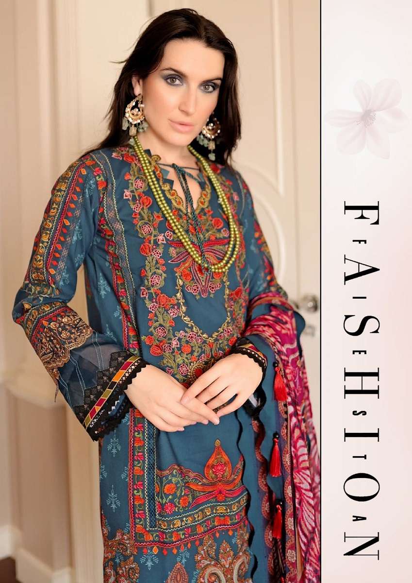 AL KARAM FIRDOUS VOL-2 – DRESS MATERIAL Wholesale catalog