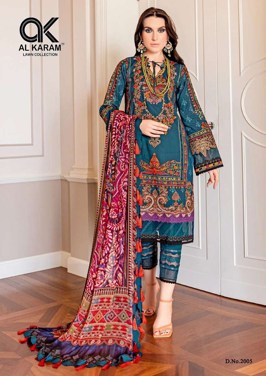 AL KARAM FIRDOUS VOL-2 – DRESS MATERIAL Wholesale catalog
