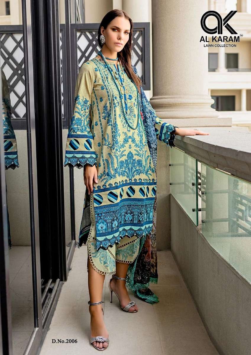 AL KARAM FIRDOUS VOL-2 – DRESS MATERIAL Wholesale catalog