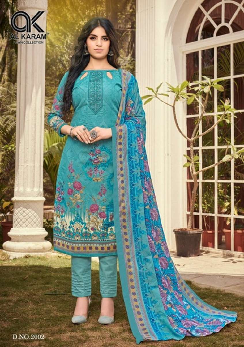 AL KARAM JASMINE VOL-2 – DRESS MATERIAL Wholesale catalog