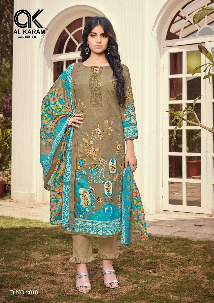 AL KARAM JASMINE VOL-2 – DRESS MATERIAL Wholesale catalog