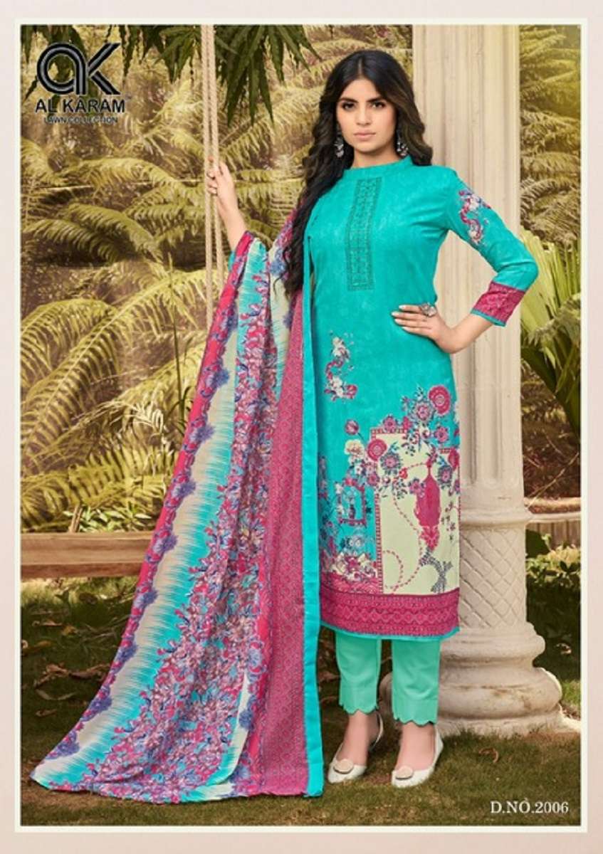 AL KARAM JASMINE VOL-2 – DRESS MATERIAL Wholesale catalog
