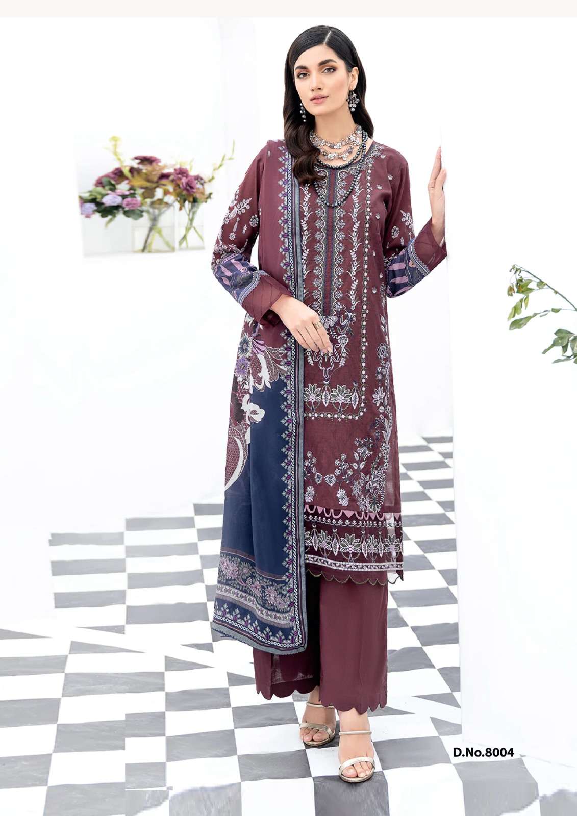 AL KARAM KESARIYA VOL-8 – DRESS MATERIAL Wholesale catalog