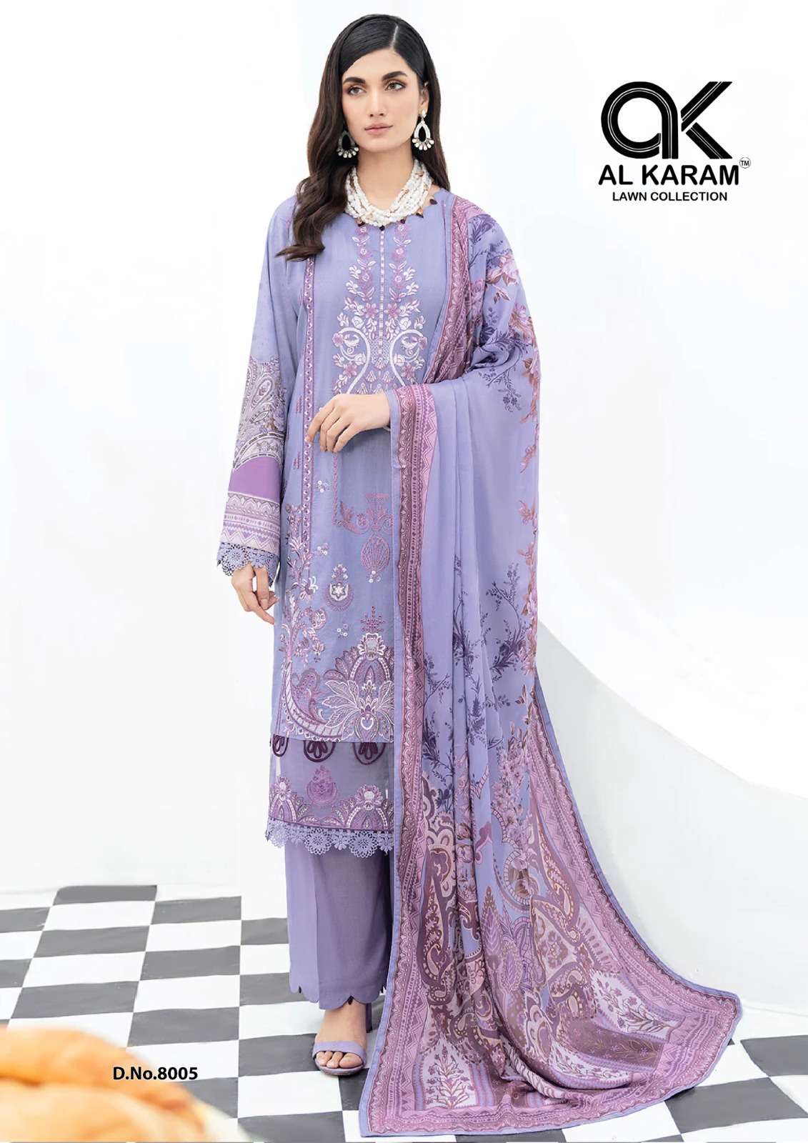 AL KARAM KESARIYA VOL-8 – DRESS MATERIAL Wholesale catalog