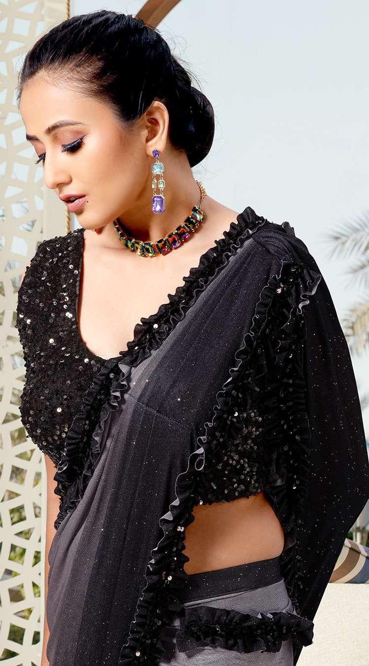Amoha Trendz 101714 Sequence Designer Saree Wholesale catalog