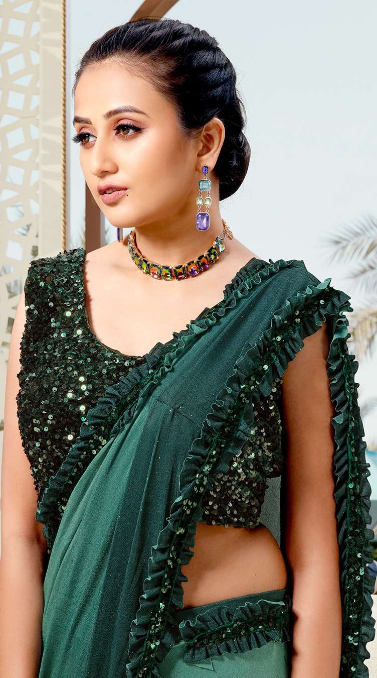 Amoha Trendz 101714 Sequence Designer Saree Wholesale catalog