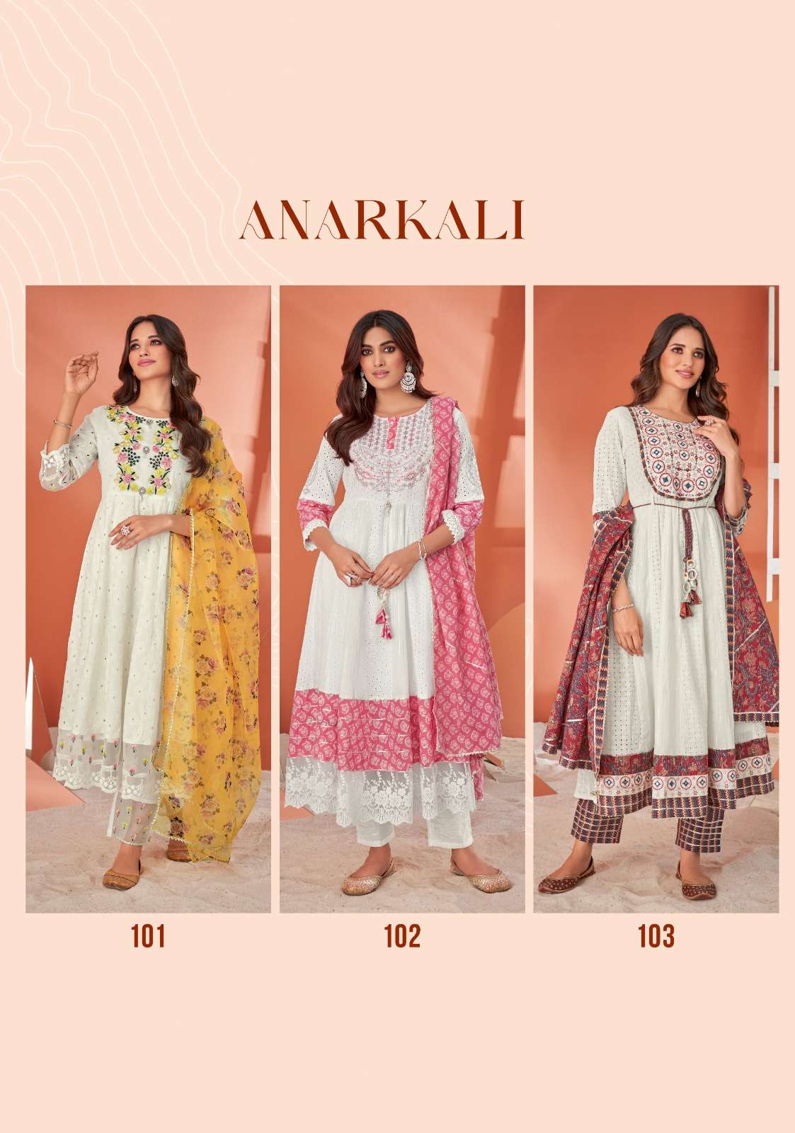 Anarkali Collection for Summer VOL-3 Kurti Wholesale catalog