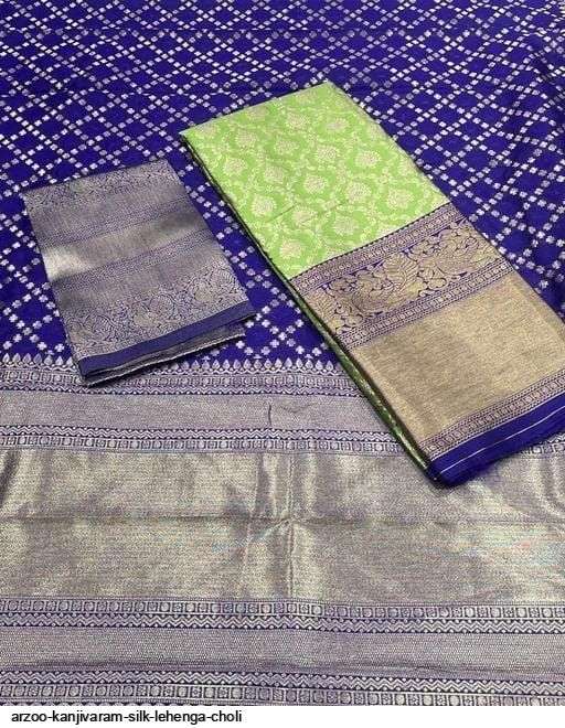 ARZOO KANJIVARAM SILK LEHENGA CHOLI Wholesale catalog