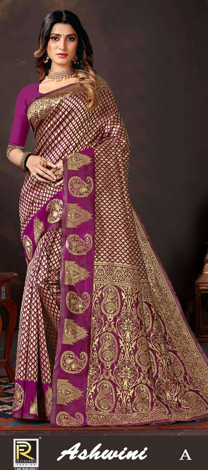 ASHWINI BY RONISHA SAREE SILK FABRICS SUPER HIT COLLECTION 