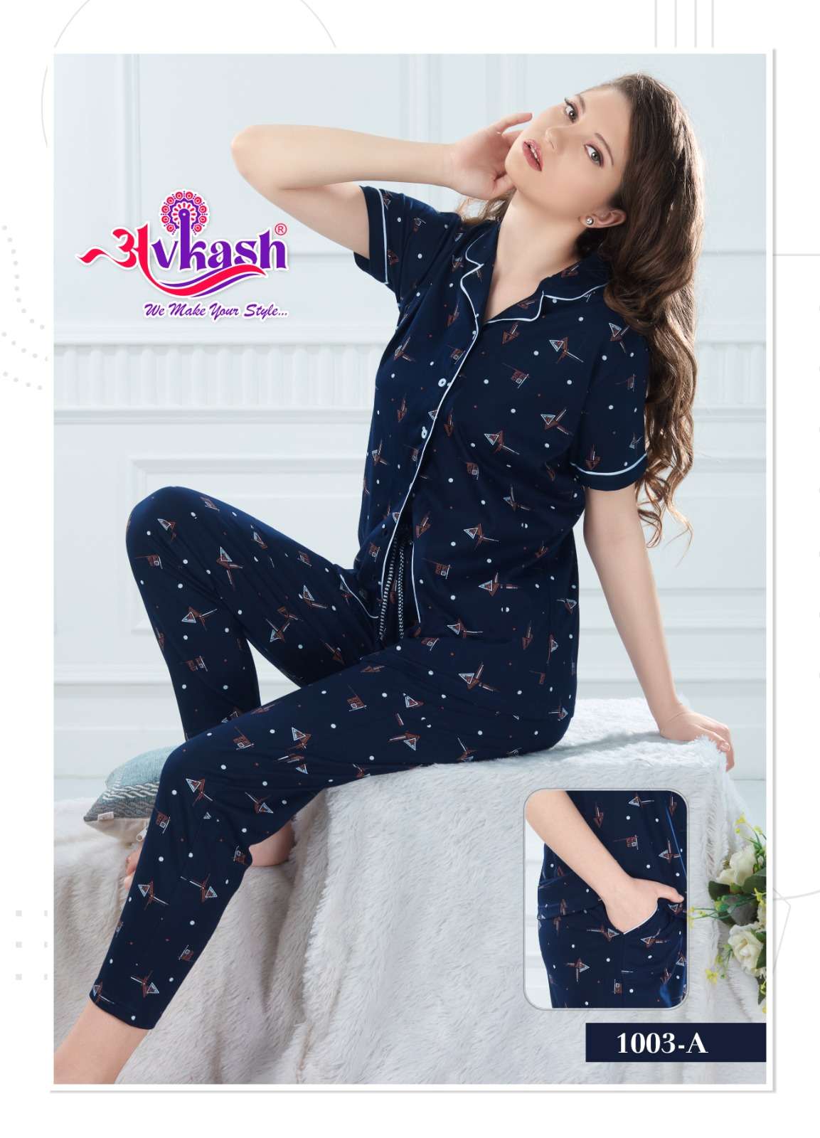 Avkash Pink Lady Vol-1 – Premium Nightsuits Wholesale catalog