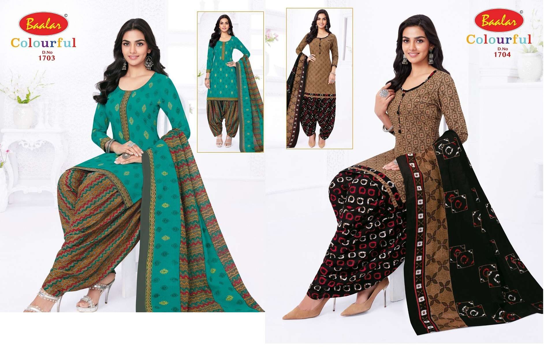  Baalar Colorful Vol-17 – Dress Material Wholesale catalog