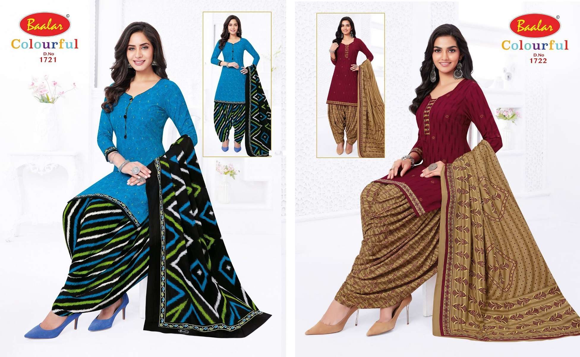  Baalar Colorful Vol-17 – Dress Material Wholesale catalog