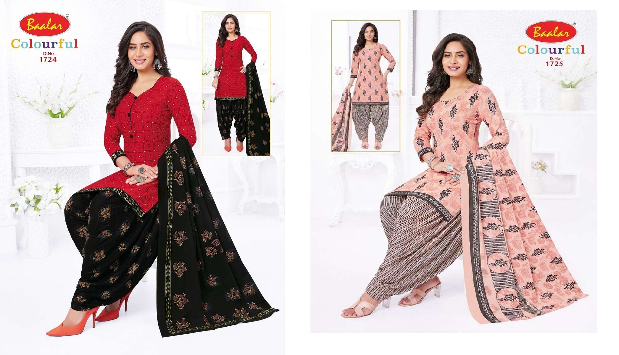 Baalar Colorful Vol-17 – Dress Material Wholesale catalog