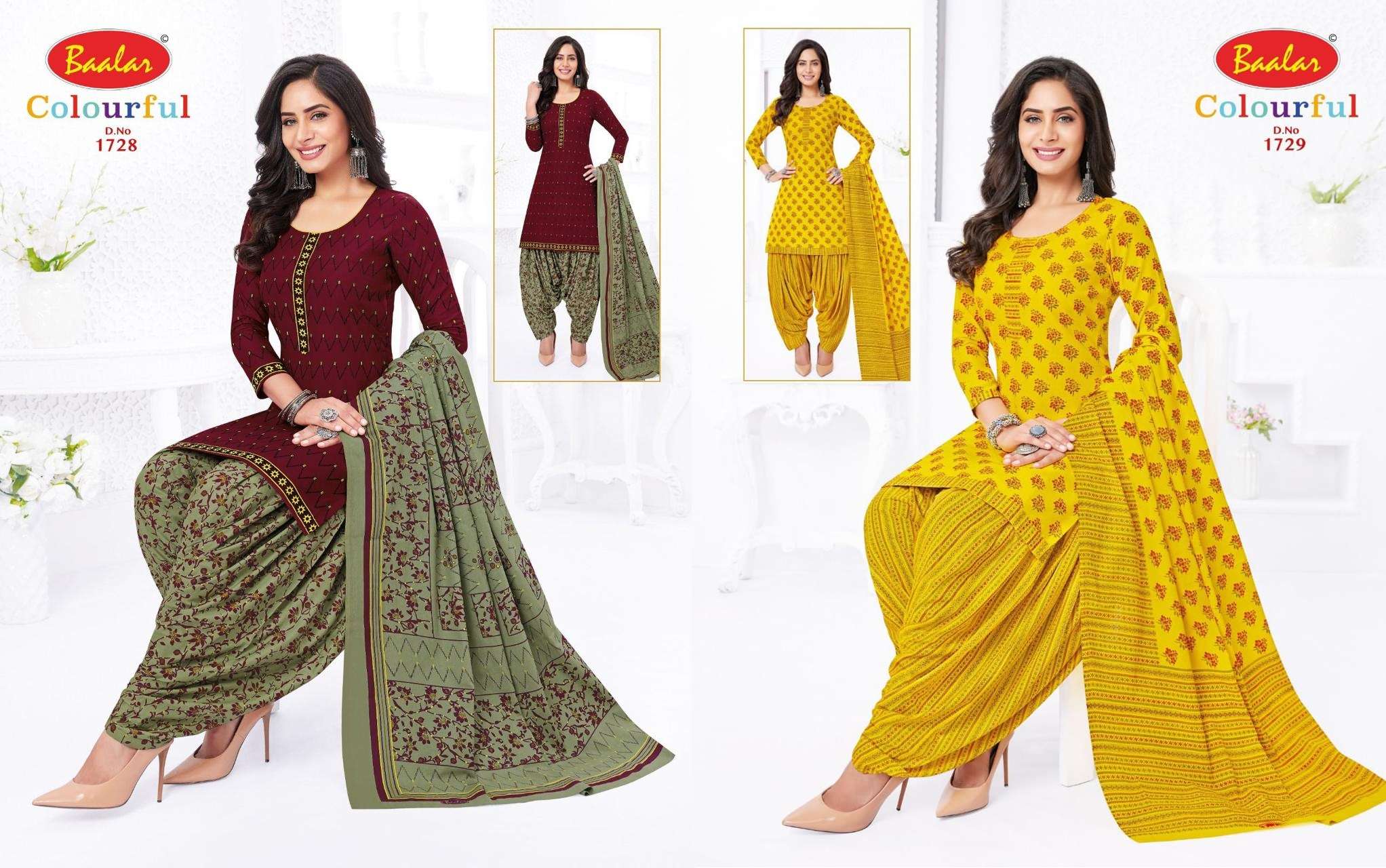  Baalar Colorful Vol-17 – Dress Material Wholesale catalog