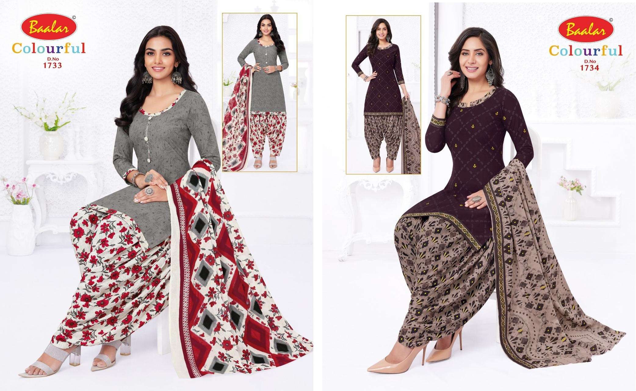 Baalar Colorful Vol-17 – Dress Material Wholesale catalog