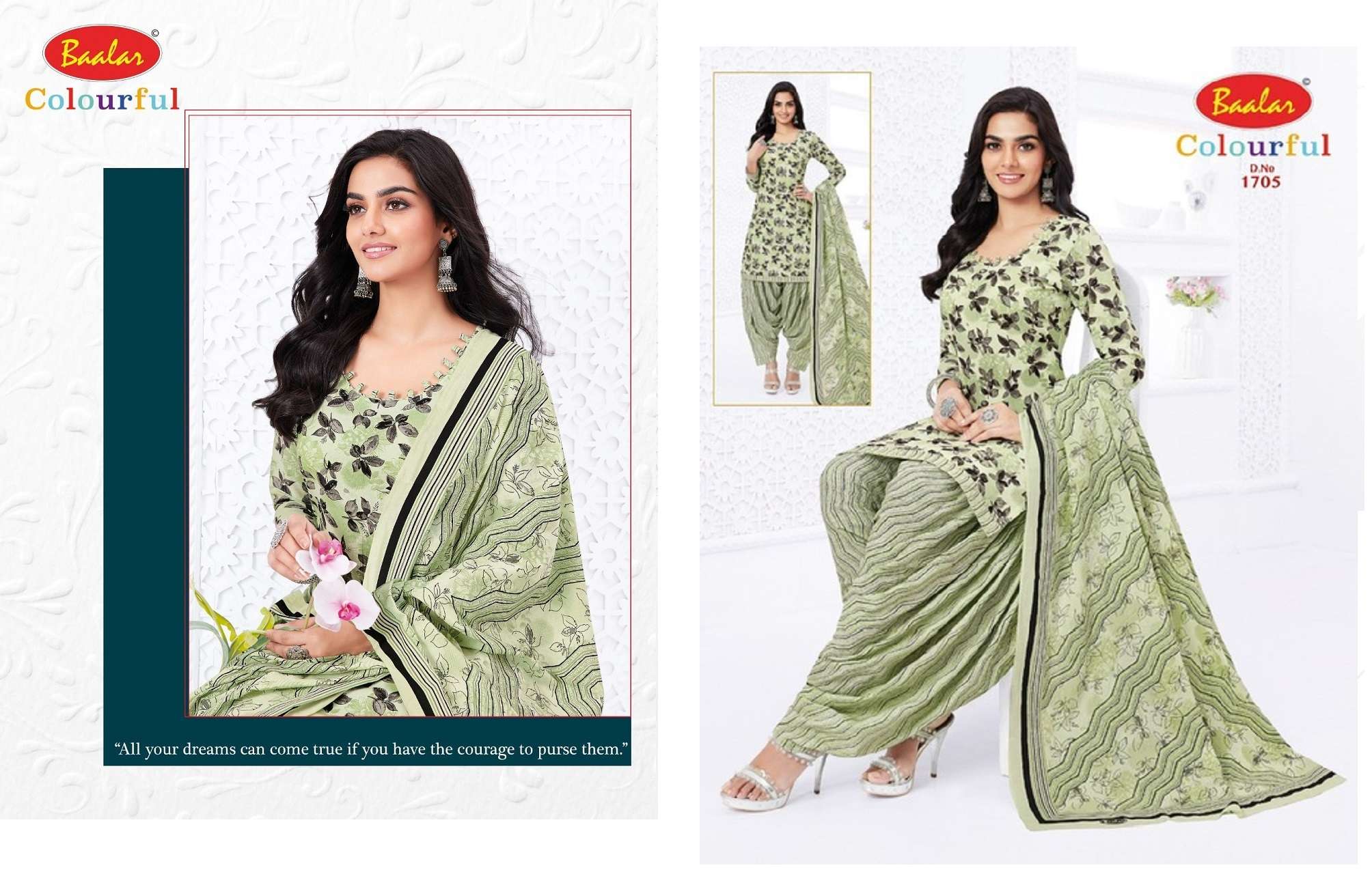  Baalar Colorful Vol-17 – Dress Material Wholesale catalog