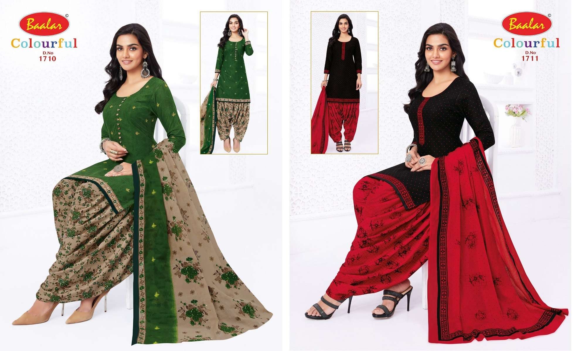  Baalar Colorful Vol-17 – Dress Material Wholesale catalog