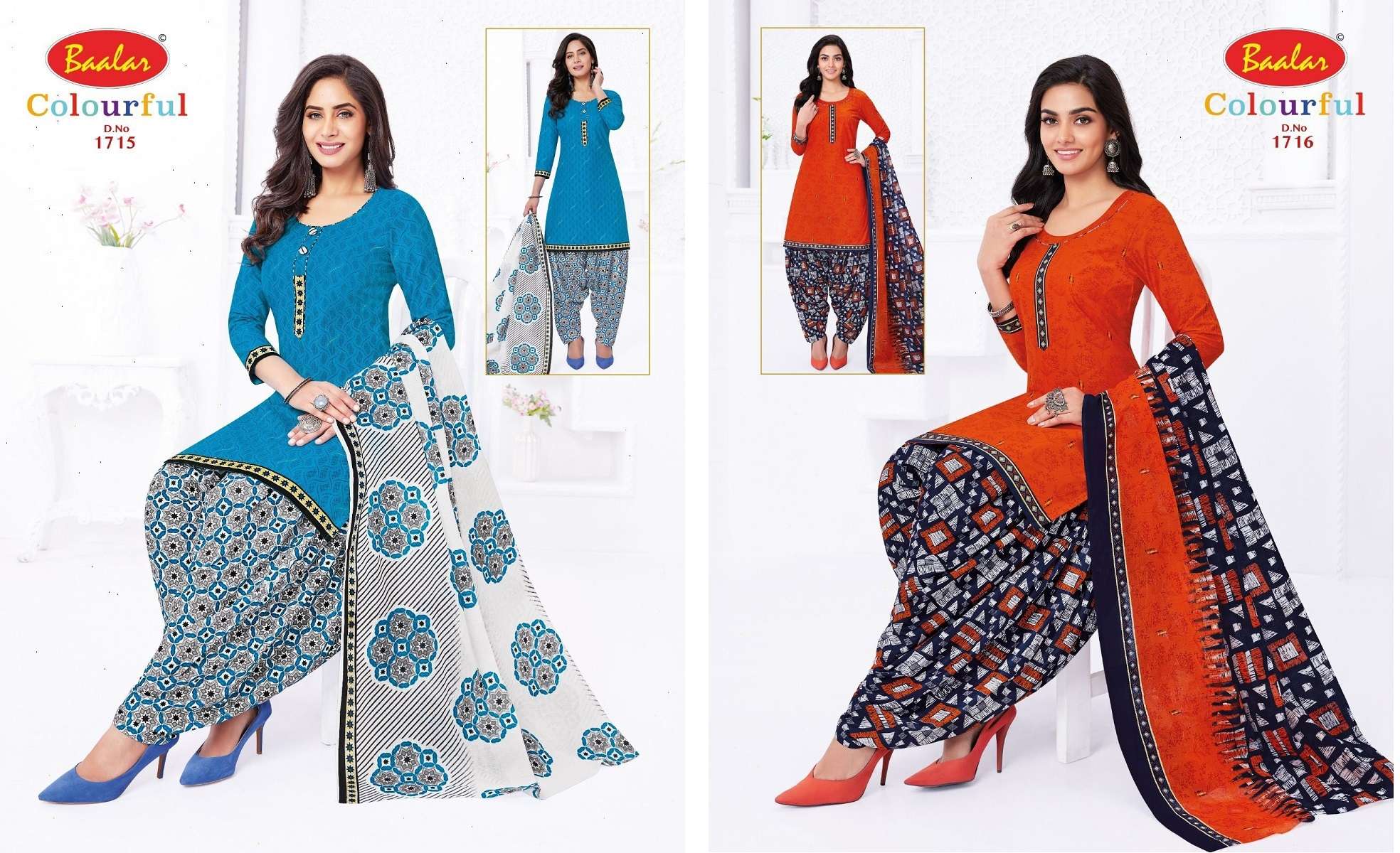  Baalar Colorful Vol-17 – Dress Material Wholesale catalog