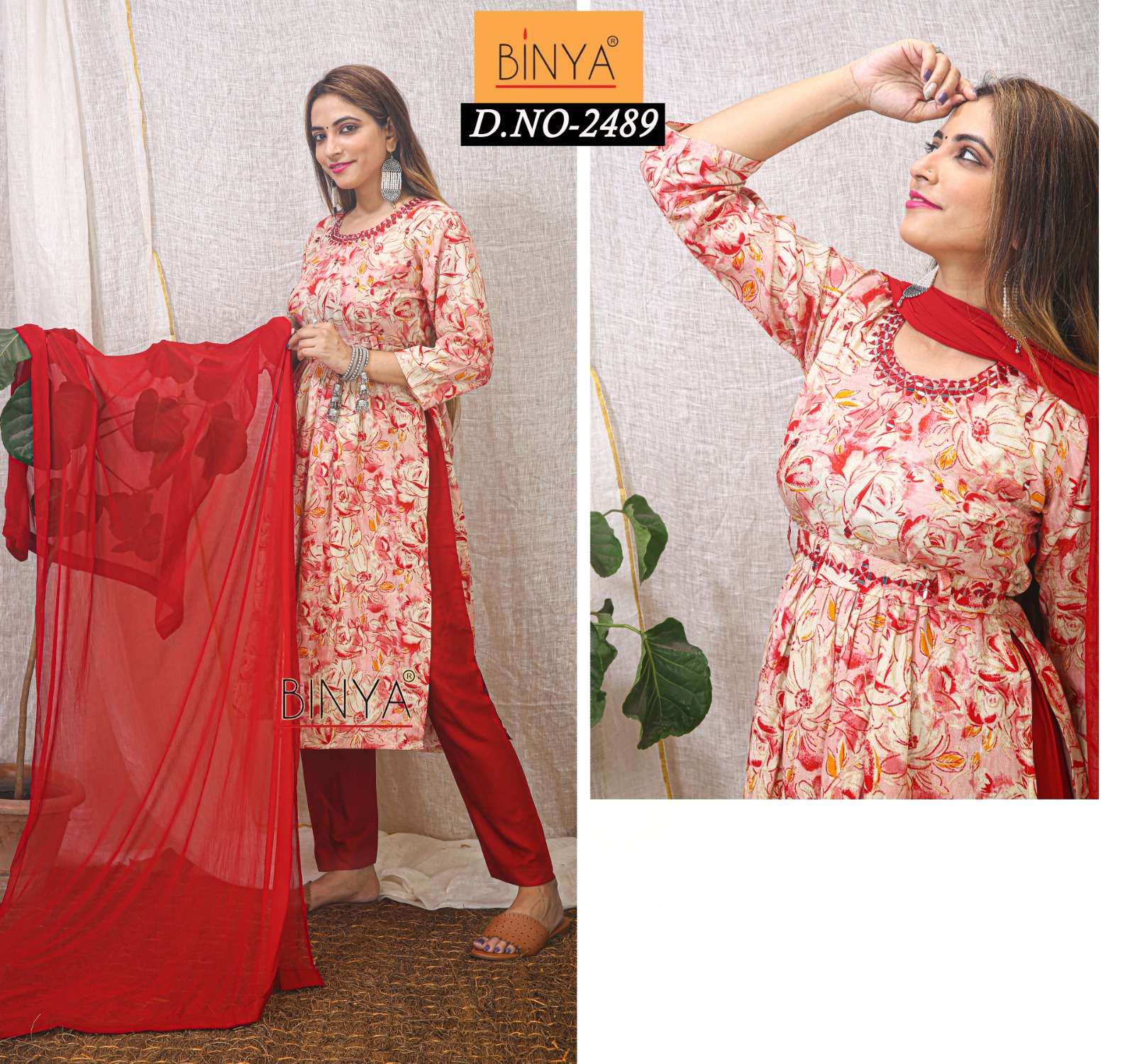 Binya Nayra cut Kurti vol-1 Wholesale catalog
