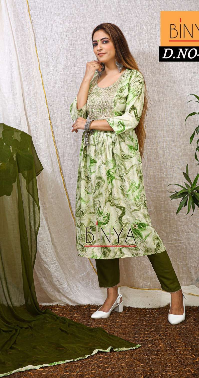 Binya Nayra cut Kurti vol-10 Wholesale catalog