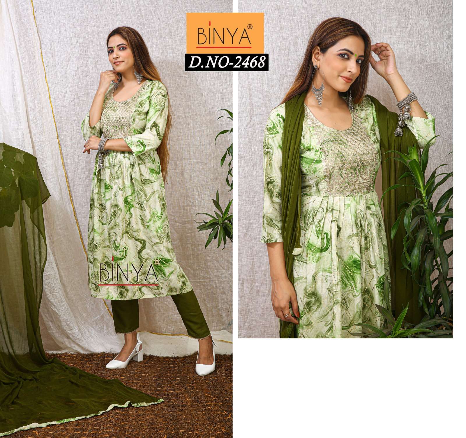 Binya Nayra cut Kurti vol-10 Wholesale catalog