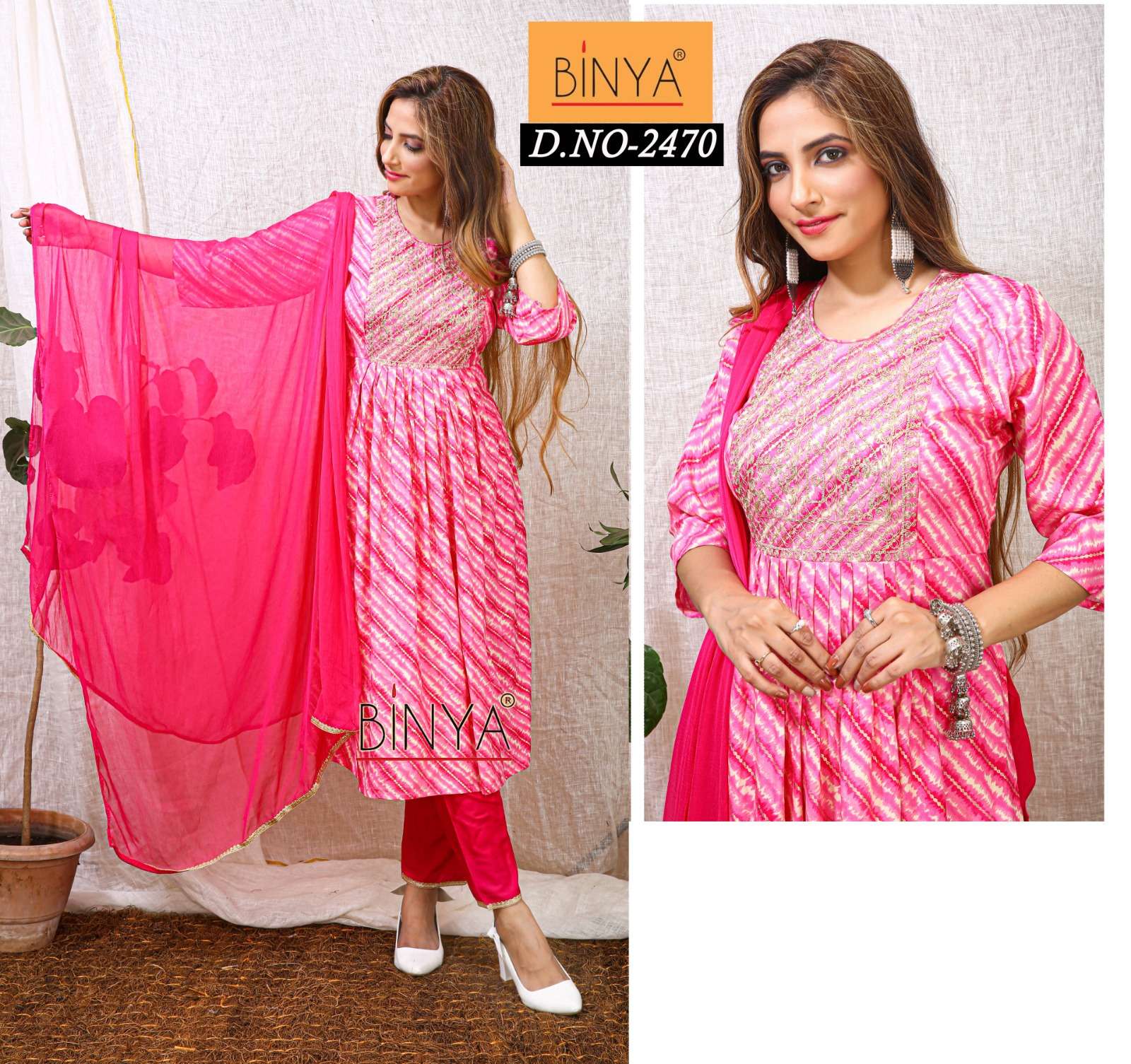 Binya Nayra cut Kurti vol-12 Wholesale catalog