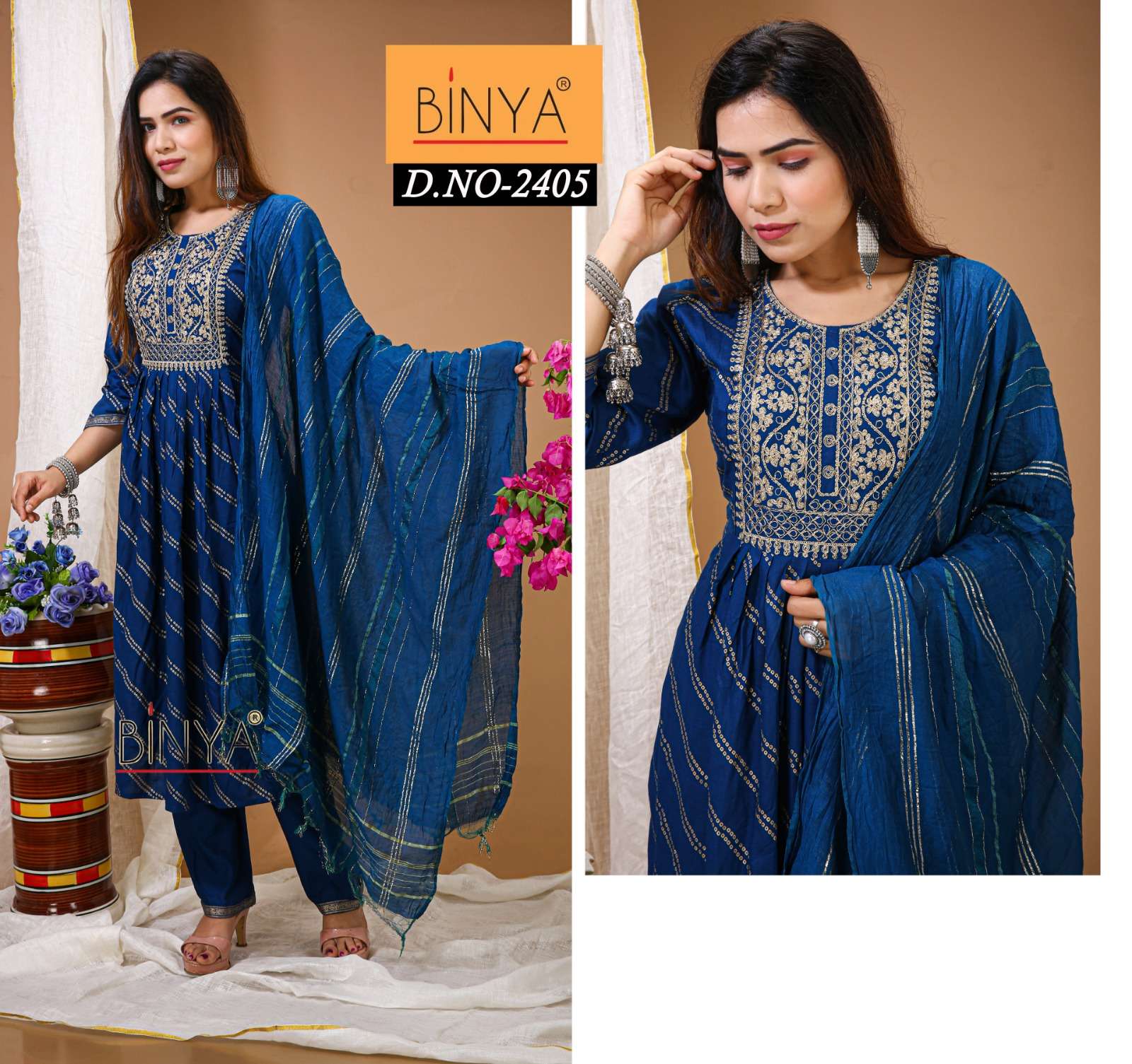 Binya Nayra cut Kurti vol-13 Wholesale catalog