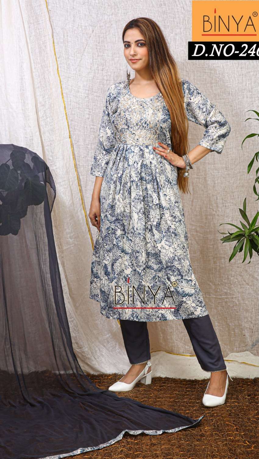Binya Nayra cut Kurti vol-16 Wholesale catalog