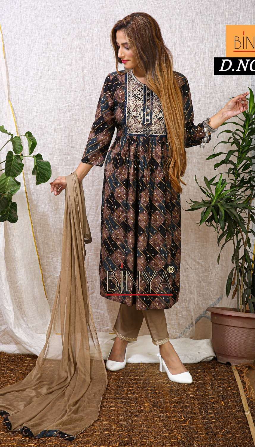 Binya Nayra cut Kurti vol-18 Wholesale catalog