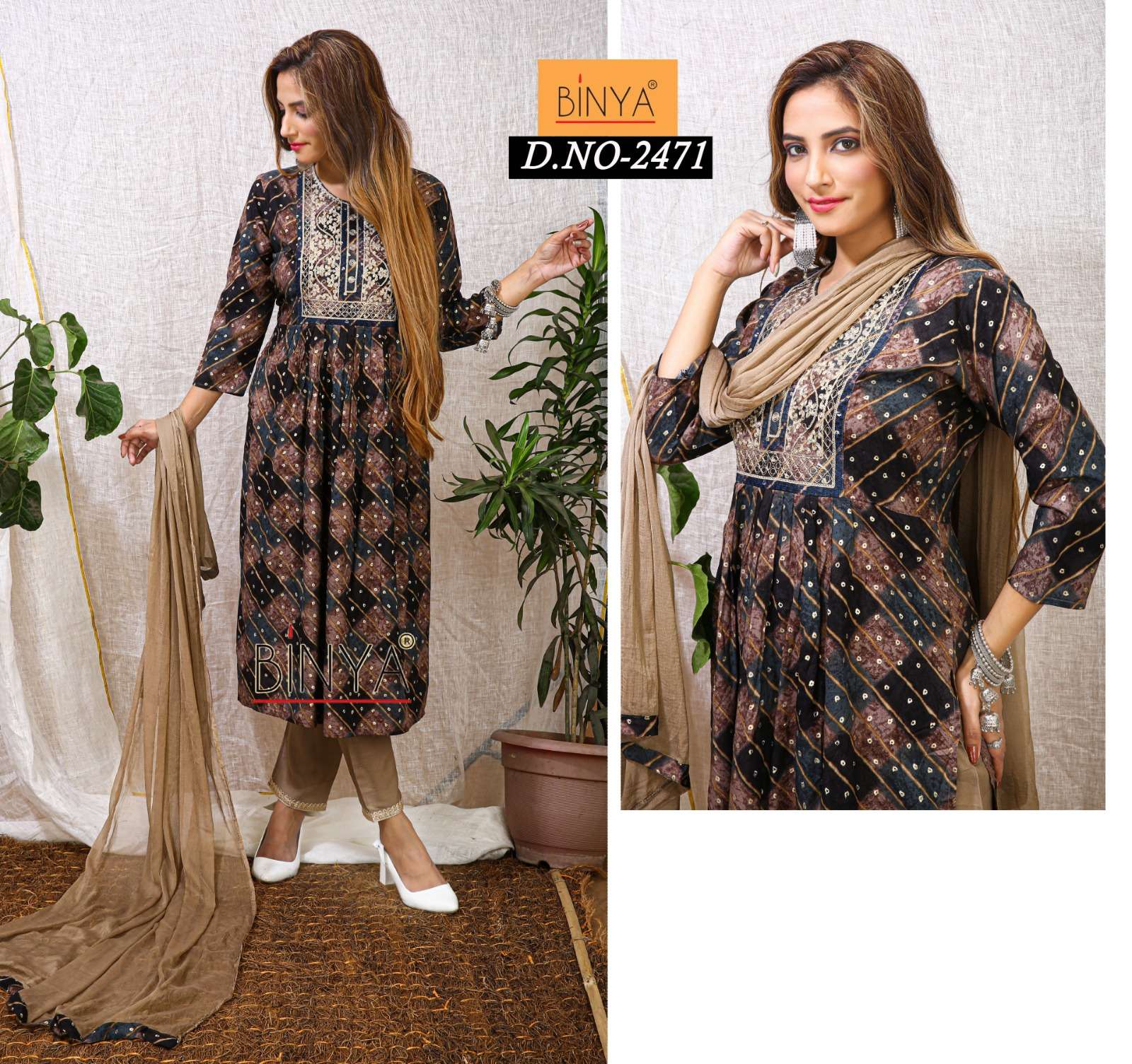 Binya Nayra cut Kurti vol-18 Wholesale catalog